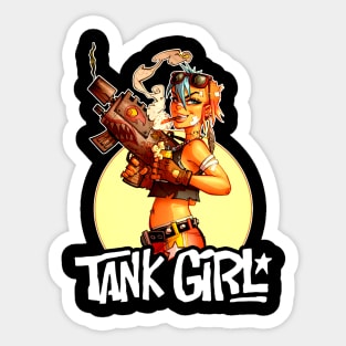 Tank Girl (Black Print) Sticker